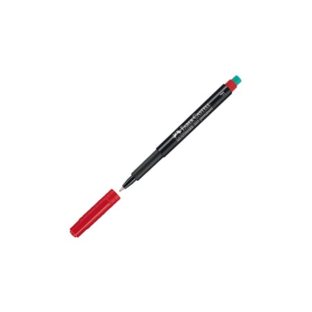 PENNARELLO MULTIMARK ROSSO 0,6 FINE FABER-CASTELL - Conf da 10 pz.