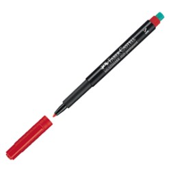 PENNARELLO MULTIMARK ROSSO 1,0 MEDIO FABER-CASTELL - Conf da 10 pz.