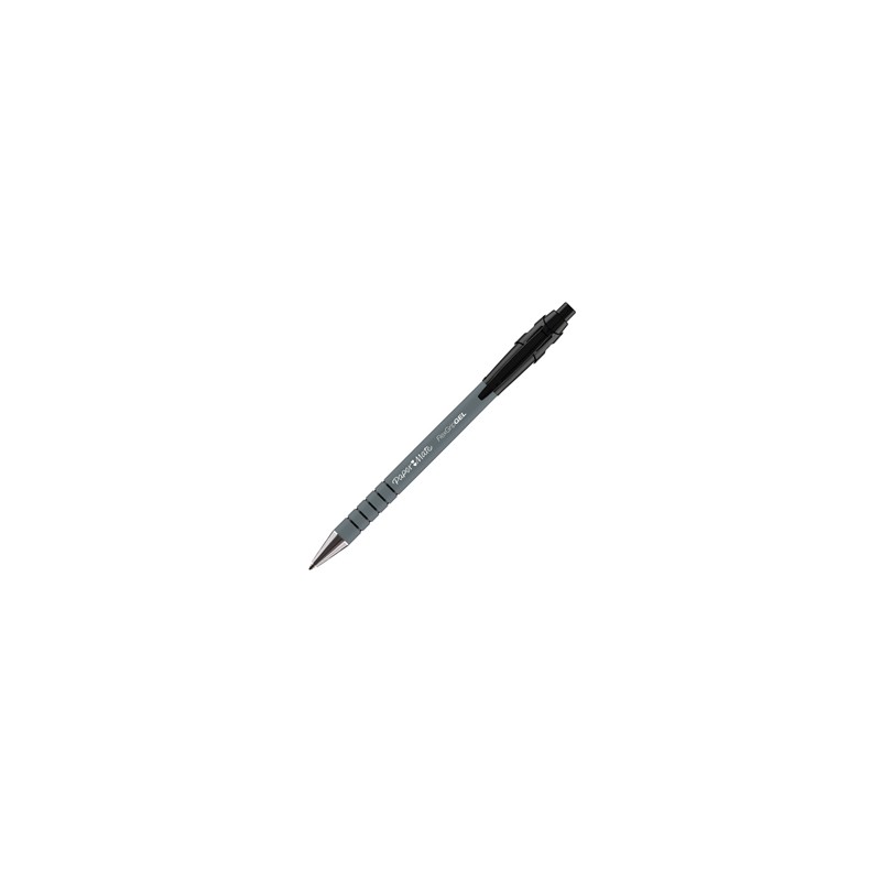 Penna sfera scatto Flexgrip Gel 0.7 nero Papermate - Conf da 12 pz.