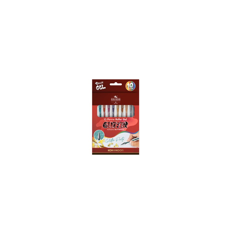 ASTUCCIO 10 ROLLER KOH-I-GEL GLITTER