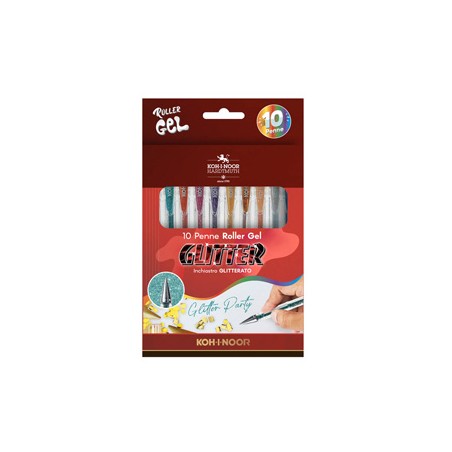 ASTUCCIO 10 ROLLER KOH-I-GEL GLITTER