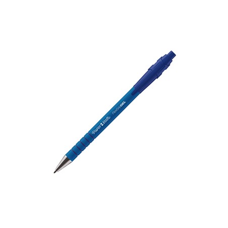 Penna sfera scatto Flexgrip Gel 0.7 blu Papermate - Conf da 12 pz.
