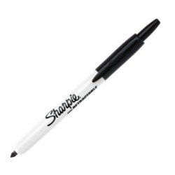 MARCATORE A SCATTO SHARPIE RT PERMANENT NERO 1MM - Conf da 12 pz.
