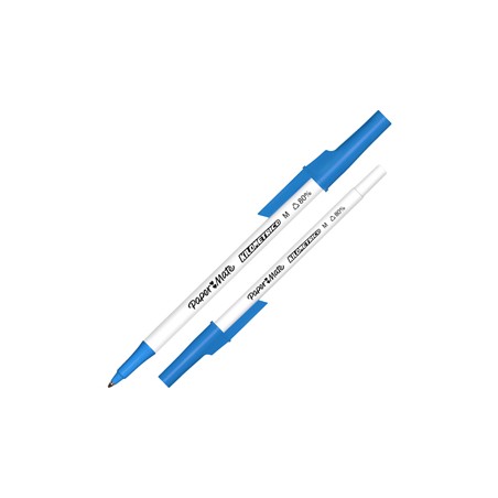 Penna sfera c/cappuccio Kilometrico Recycled 1.0mm blu Papermate - Conf da 50 pz.