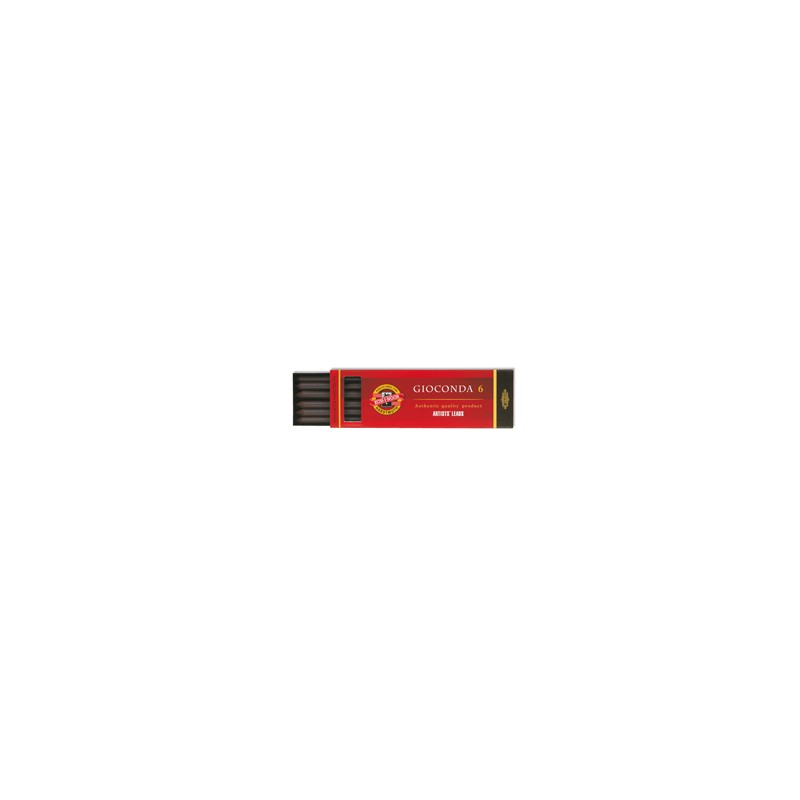 ASTUCCIO 6 MINE 5.6MM 4B GRAFITE KOH-I-NOOR