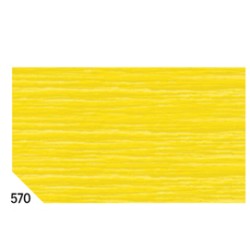 10RT CARTA CRESPA GIALLO 570 (50X250CM) 48gr/m Rex Sadoch