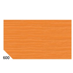 10RT CARTA CRESPA ARANCIONE 600 (50X250CM) 48gr/m Rex Sadoch
