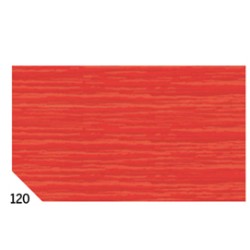 10RT CARTA CRESPA ROSSO 120 (50X250CM) 48gr/m Rex Sadoch