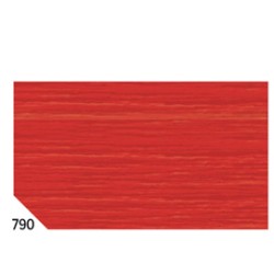 10RT CARTA CRESPA ROSSO CILIEGIA 790 (50X250CM) 48gr/m Rex Sadoch