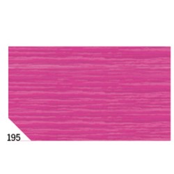 10RT CARTA CRESPA FUCSIA 195 (50X250CM) 48gr/m Rex Sadoch