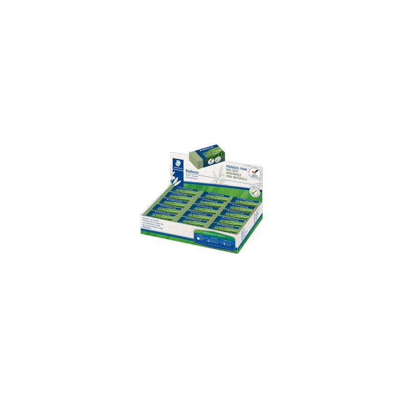 Box 30 gomme Eco 526 43x19x13mm per matita Staedtler