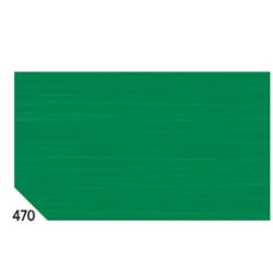 10RT CARTA CRESPA VERDE BANDIERA 470 (50X250CM) 48gr/m Rex Sadoch