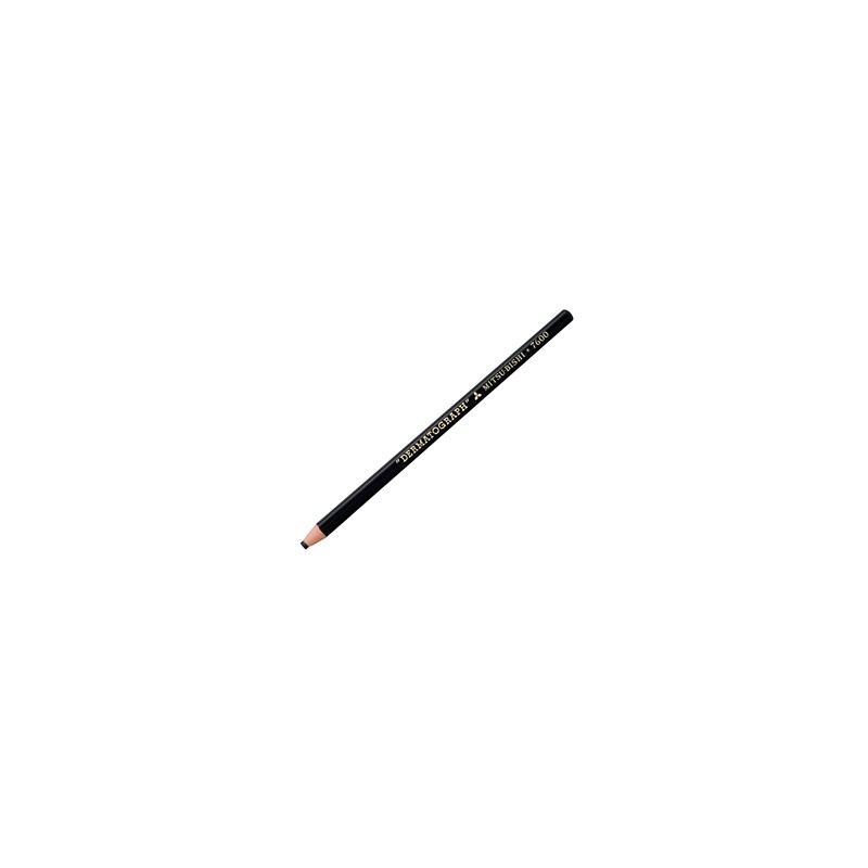 Matita dermotografica 7600 nero UNI MITSUBISHI - Conf da 12 pz.