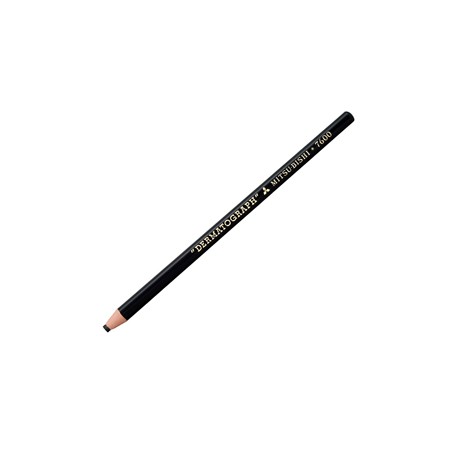 Matita dermotografica 7600 nero UNI MITSUBISHI - Conf da 12 pz.