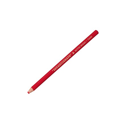 Matita dermotografica 7600 rosso UNI MITSUBISHI - Conf da 12 pz.