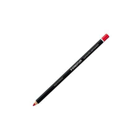 MATITA LUMOCOLOR PERMANENTE GLASOCHROM ROSSO STAEDTLER - Conf da 12 pz.