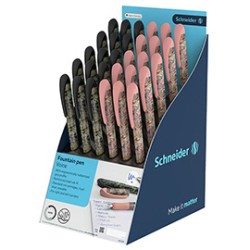 Expo 30 penne stilografiche Voice fantasie assortite Schneider
