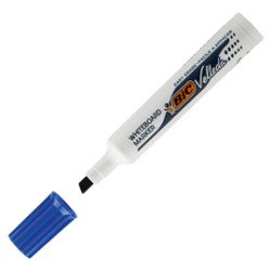 Pennarello VELLEDA 1791 punta scalpello whiteboard blu BIC - Conf da 12 pz.