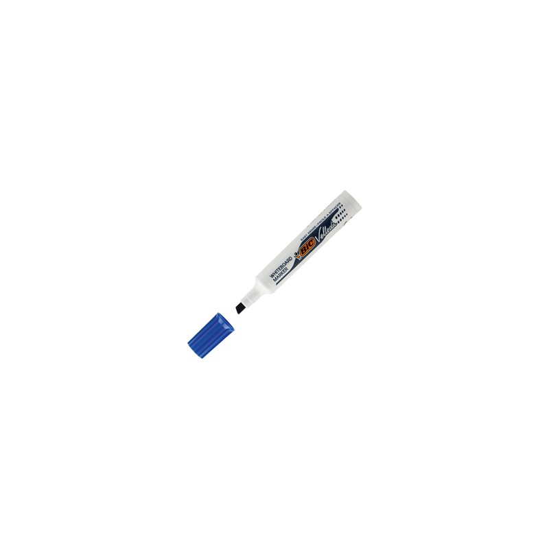 Pennarello VELLEDA 1791 punta scalpello whiteboard blu BIC - Conf da 12 pz.