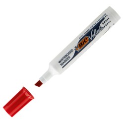 Pennarello VELLEDA 1791 punta scalpello whiteboard rosso BIC - Conf da 12 pz.