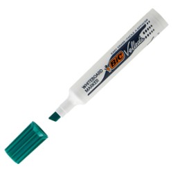 Pennarello VELLEDA 1791 punta scalpello whiteboard verde BIC - Conf da 12 pz.