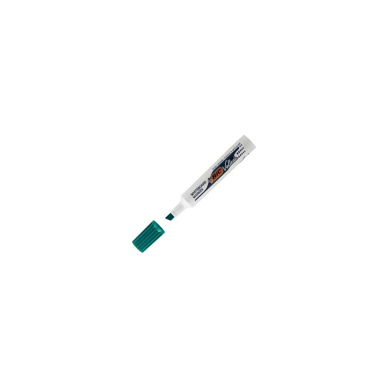 Pennarello VELLEDA 1791 punta scalpello whiteboard verde BIC - Conf da 12 pz.