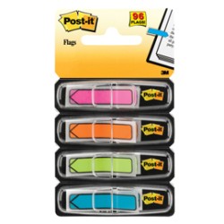 MINISET FRECCE 96 SEGNAPAGINA Post-it INDEX 684-ARR4 IN 4 COLORI VIVACI