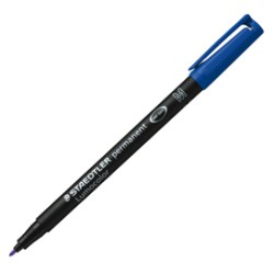 PENNARELLO LUMOCOLOR PERMANENT 317 M 1.0MM BLU - Conf da 10 pz.