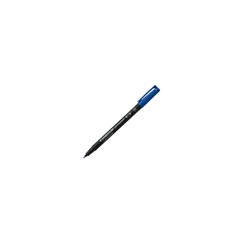 PENNARELLO LUMOCOLOR PERMANENT 317 M 1.0MM BLU - Conf da 10 pz.