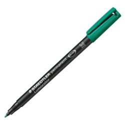 PENNARELLO LUMOCOLOR PERMANENT 317 M 1.0MM VERDE - Conf da 10 pz.