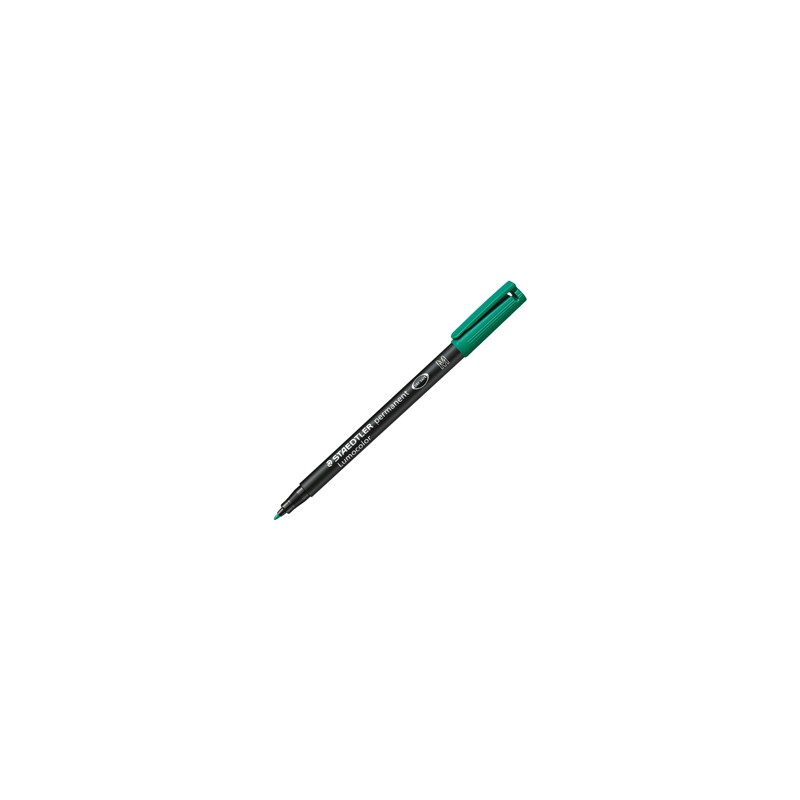 PENNARELLO LUMOCOLOR PERMANENT 317 M 1.0MM VERDE - Conf da 10 pz.