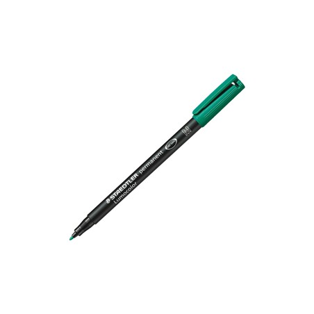 PENNARELLO LUMOCOLOR PERMANENT 317 M 1.0MM VERDE - Conf da 10 pz.
