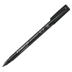 PENNARELLO LUMOCOLOR PERMANENT 317 M 1.0MM NERO - Conf da 10 pz.