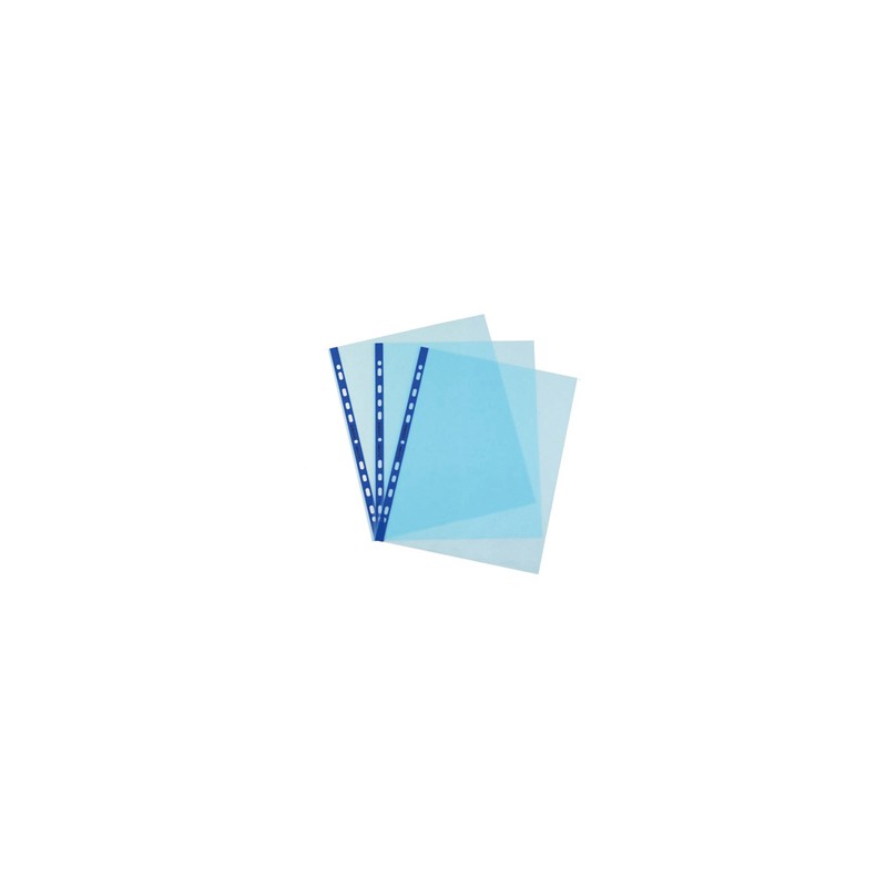 25 Buste forate Pastel 22x30 azzurro liscio Favorit