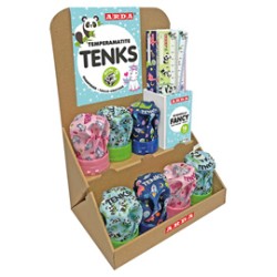 Display VoilA 24 temperamatite Tenks Fancy + 24 righe 16cm col.ass. Arda