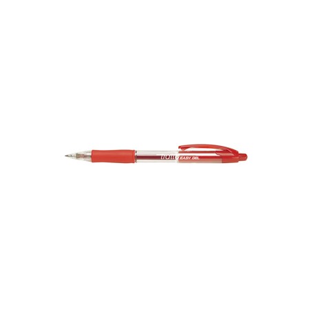 Penna sfera scatto EASY GEL tratto 0,5mm rosso TRATTO - Conf da 10 pz.
