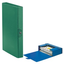 Scatola progetto C24 25x35cm dorso 4 verde ESSELTE - Conf da 5 pz.