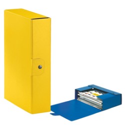 Scatola progetto C28 25x35cm dorso 8 giallo ESSELTE - Conf da 5 pz.