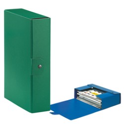 Scatola progetto C28 25x35cm dorso 8 verde ESSELTE - Conf da 5 pz.