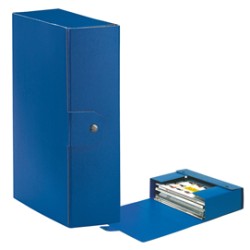 Scatola progetto C30 25x35cm dorso 10 blu ESSELTE - Conf da 5 pz.