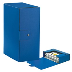 Scatola progetto C35 25x35cm dorso 15 blu ESSELTE - Conf da 5 pz.