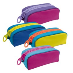 Taschetta Zippy Colors dim. 22x10x8cm colori assortiti Lebez - Conf da 12 pz.
