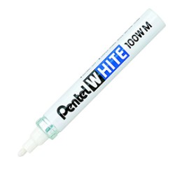 MARCATORE WHITE X100W-M BIANCO P. 3,9MM A VERNICE - Conf da 12 pz.