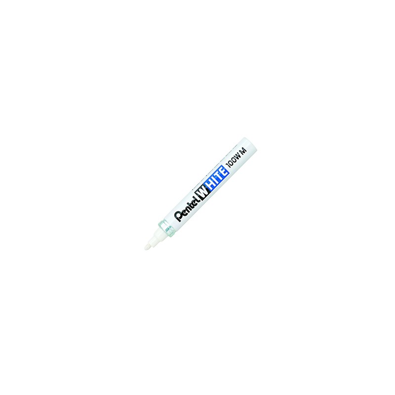 MARCATORE WHITE X100W-M BIANCO P. 3,9MM A VERNICE - Conf da 12 pz.