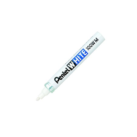 MARCATORE WHITE X100W-M BIANCO P. 3,9MM A VERNICE - Conf da 12 pz.