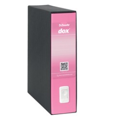 Registratore New Dox 1 rosa dorso 8cm f.to commerciale Esselte
