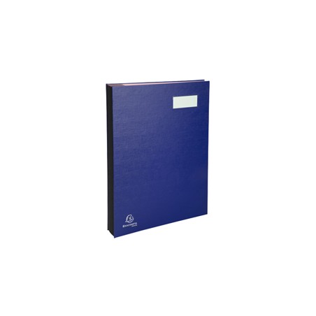 Libro Firma 20 pagine Blu 24X35cm 57022E Exacompta