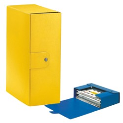 Scatola progetto C32 25x35cm dorso 12 giallo ESSELTE - Conf da 5 pz.