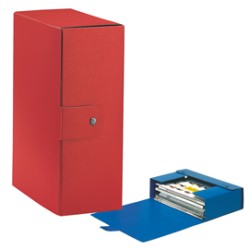 Scatola progetto C32 25x35cm dorso 12 rosso ESSELTE - Conf da 5 pz.