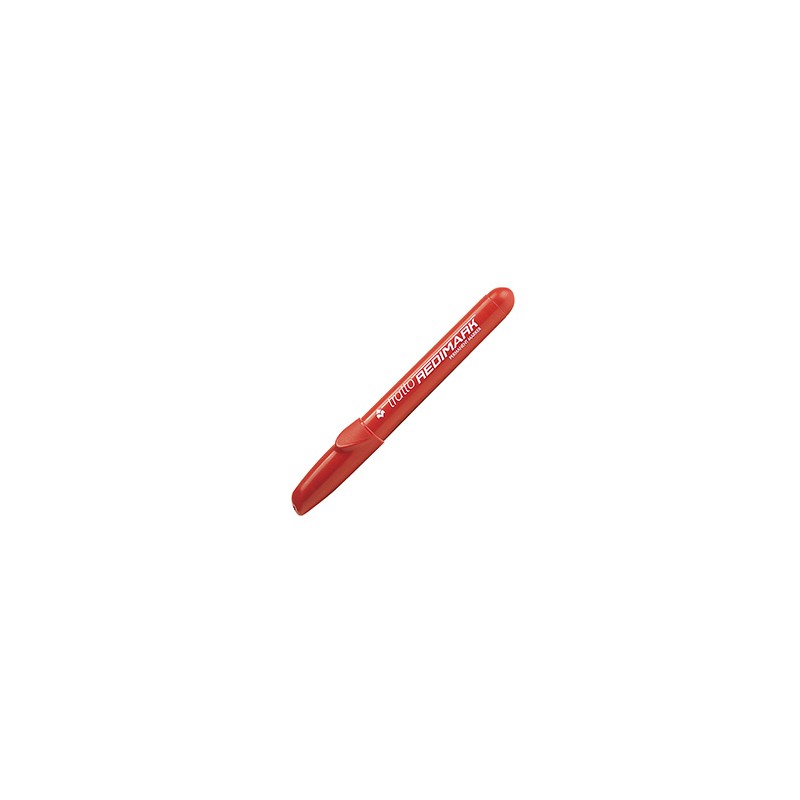 MARCATORE TRATTO REDIMARK ROSSO P.TONDA - Conf da 12 pz.